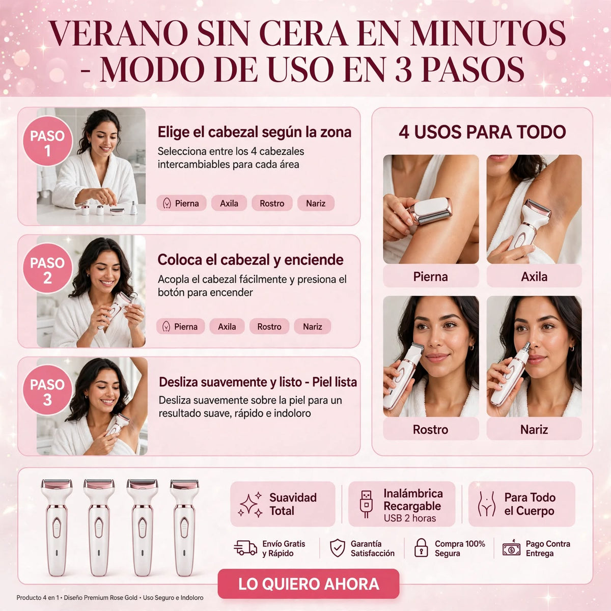 ¡Verano sin cera en minutos!